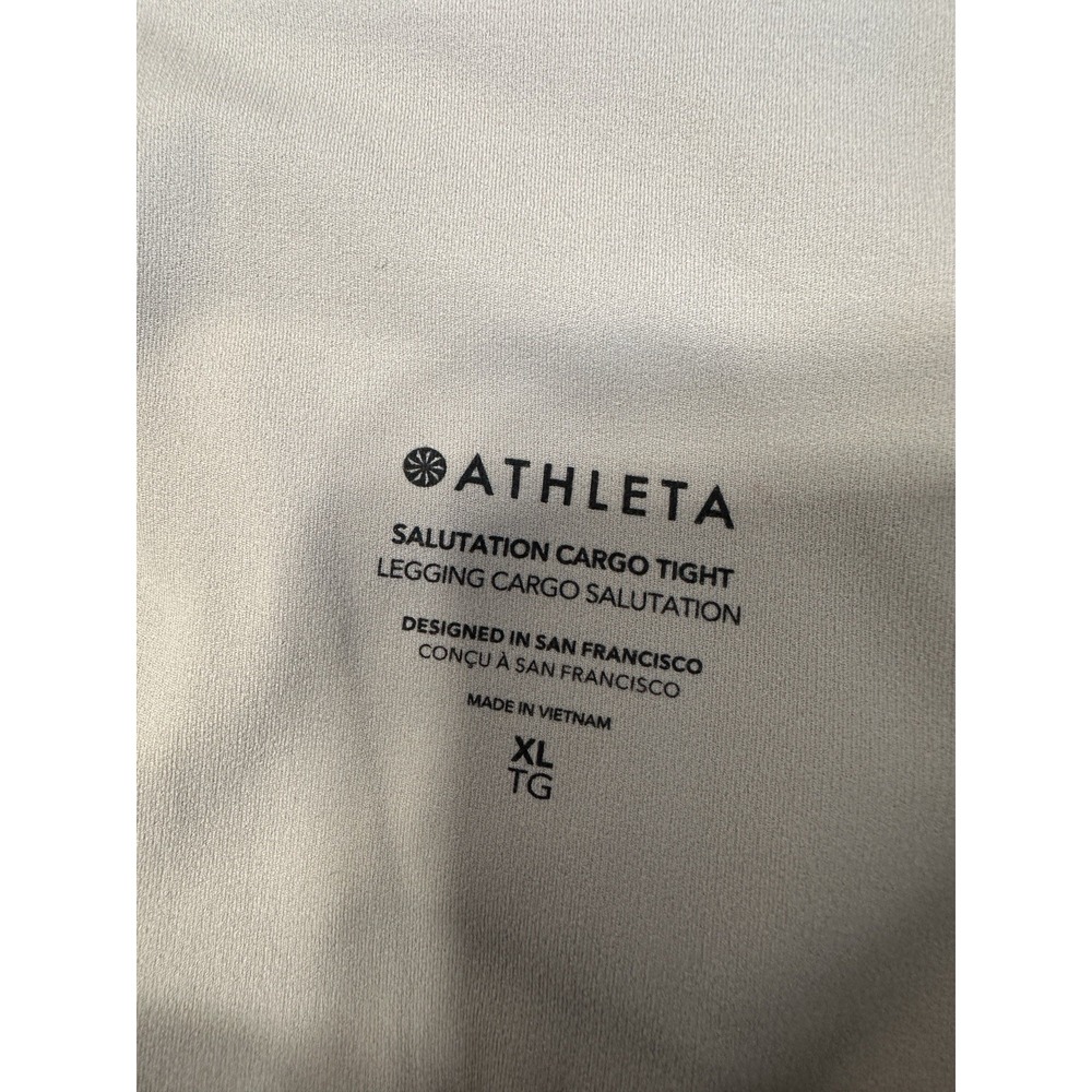 Athleta Women's XL Salutation Stash High Rise Cargo Tight Pants Leggings 463560 - Picture 9 of 16